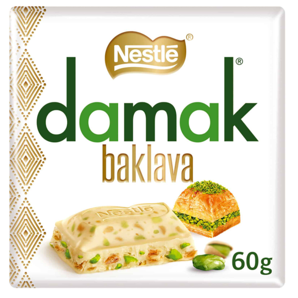 Nestle Damak Baklava White Chocolate, 60g