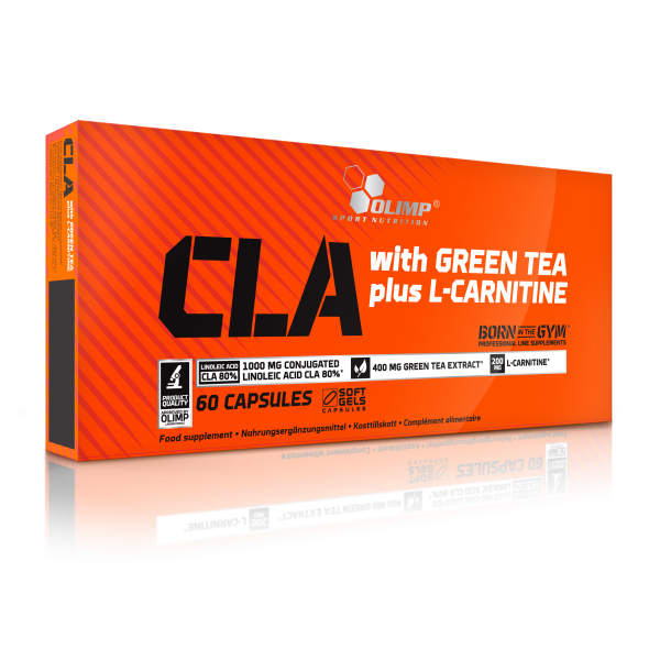 Olimp Sport Nutrition CLA Green Tea Plus L-Carnitine, 60 Kapseln