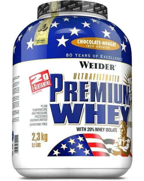 Weider Premium Whey, 2300g MHD 31.08.2023