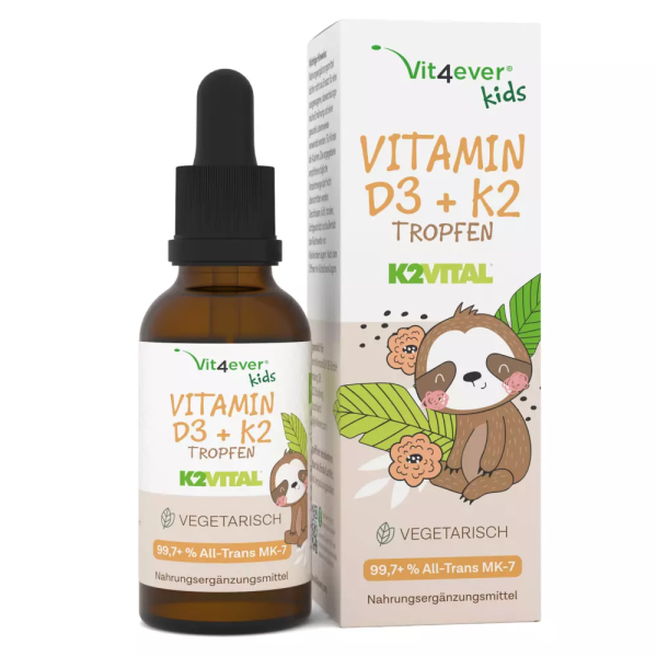 Vit4ever Vitamin D3 + K2 KIDS Tropfen, 10ml