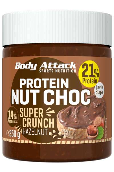 Body Attack Protein Nut Choc Protein Cream, 250g
