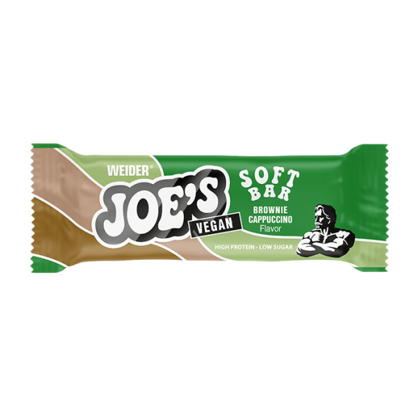 Weider JOE'S Soft Bar Brownie Cappuccino Vegan, 50g