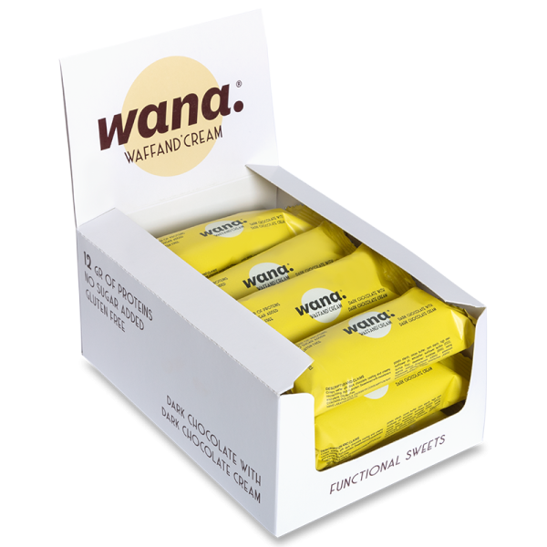 WaNa Food Protein Riegel, 12 x 43g - WaNa Protein Bar MHD 31.10.2023