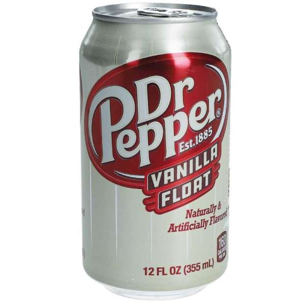 Dr. Pepper USA-Drink Vanilla Float, 12 x 355ml