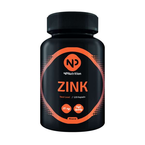 Np Nutrition - Zink Bisglycinat 25 mg, 120 Kapseln