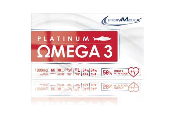 IronMaxx Platinum Omega 3, 60 Kapseln