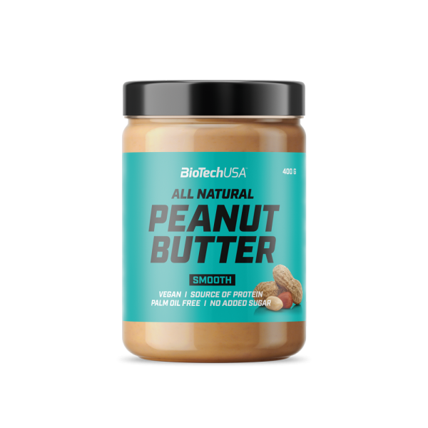 Biotech USA Peanut Butter Erdnussbutter, 400g MHD 02.05.2024