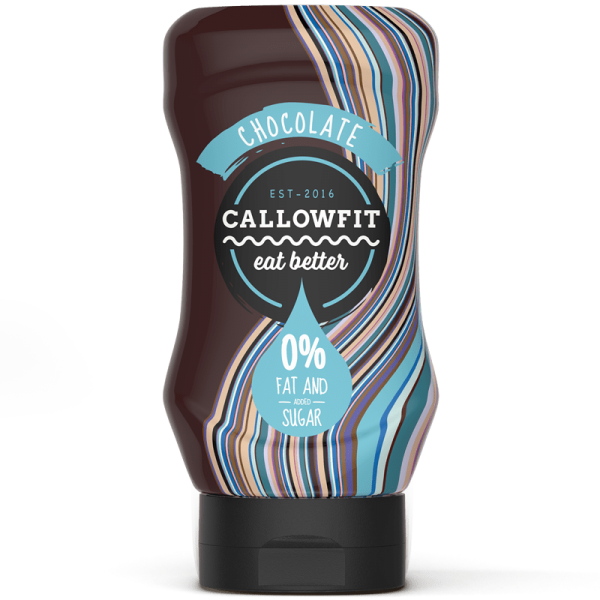 Callowfit Chocolate and Salty Caramel Sauce, 300ml