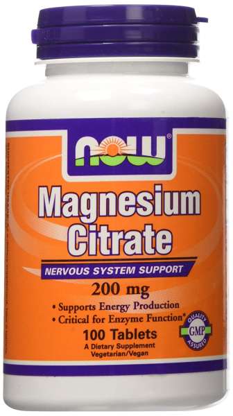 NOW Magnesium Citrate, 100 Tabletten