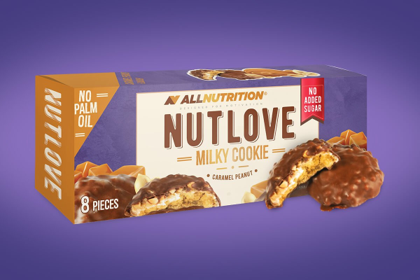 All Nutrition Nutlove Milky Cookie Caramel Peanut, 128g 