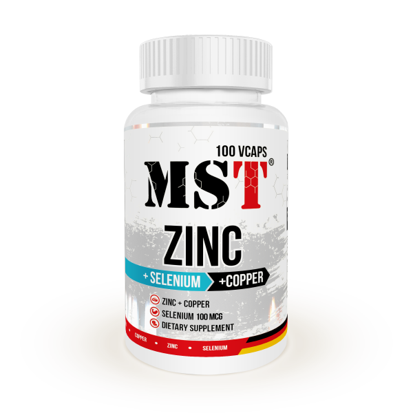 MST Nutrition Zinc + Selen + Copper, 100 Kapseln