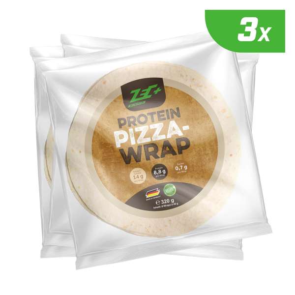 Zec+ Protein Pizza Wraps 3er Pack, 960g