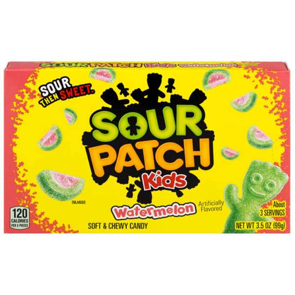 Sour Patch Soft and Chewy Candy Watermelon, 99g