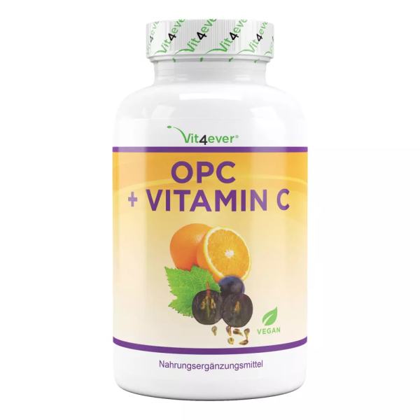 Vit4ever OPC mit Vitamin C, 240 Kapseln