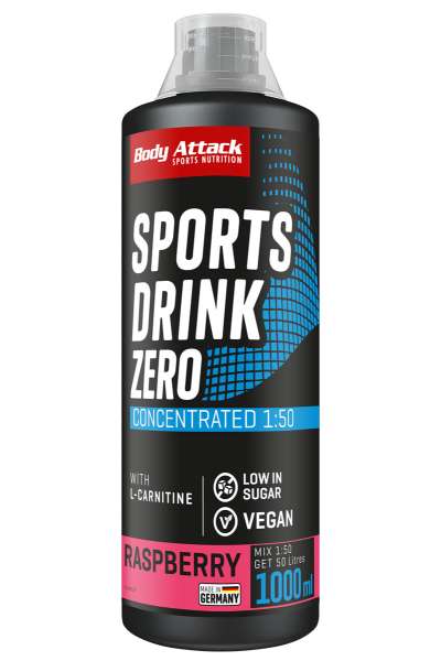 Body Attack Sports Drink Zero, 1000ml