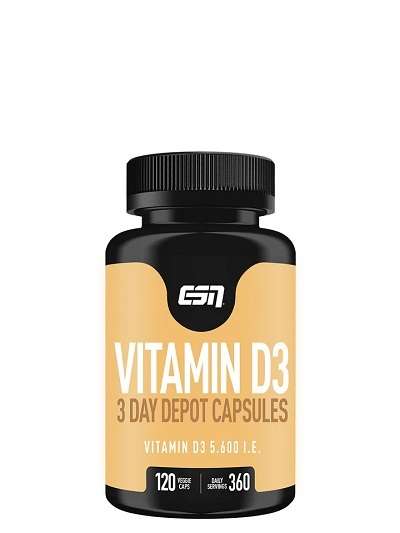 ESN Vitamin D3, 120 Kapseln