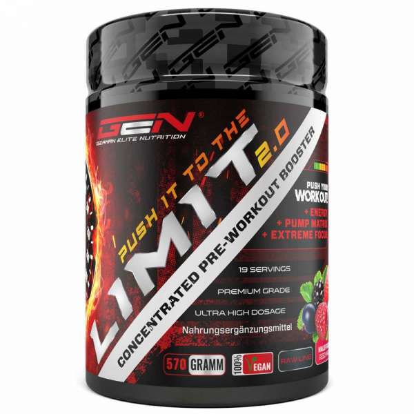Push it to the Limit - Pre Workout & Trainings Booster, 570g