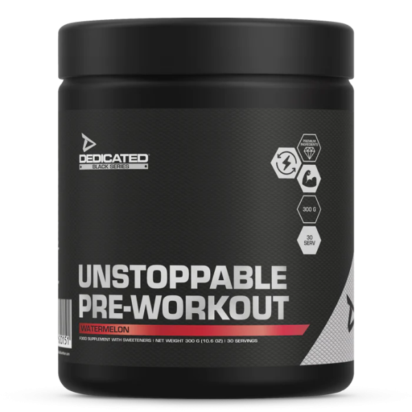 DEDICATED NUTRITION UNSTOPPABLE PRE-WORKOUT, 300g