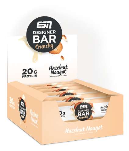 ESN Designer Crunchy Bar Box 12 Riegel, 720 g