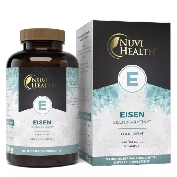 Nuvi Health Eisen Bisglycinat, 240 Tabletten