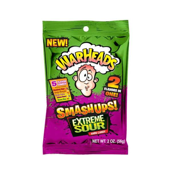 Impact Confections Warheads Smashups Extreme Sour, 56g