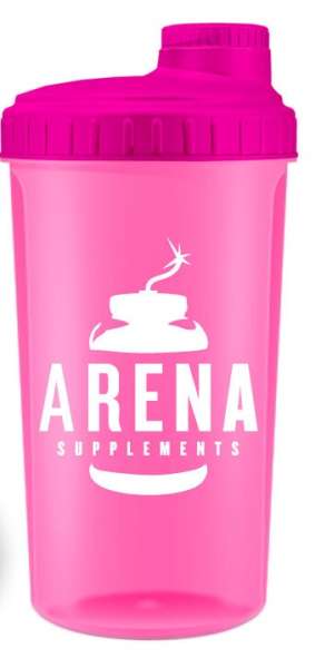 Arena Supplements Protein Shaker Pink, 700ml