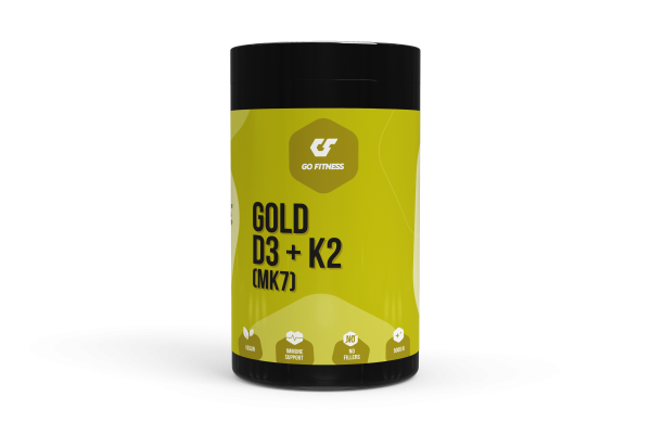 GoFitness Gold Vitamin D3 + K2, 60 Kapseln