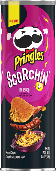 Pringles Scorchin BBQ, 158g
