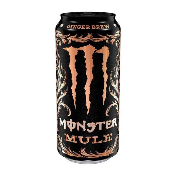 Monster Mule Ginger Brew Zero Sugar, 500 ml