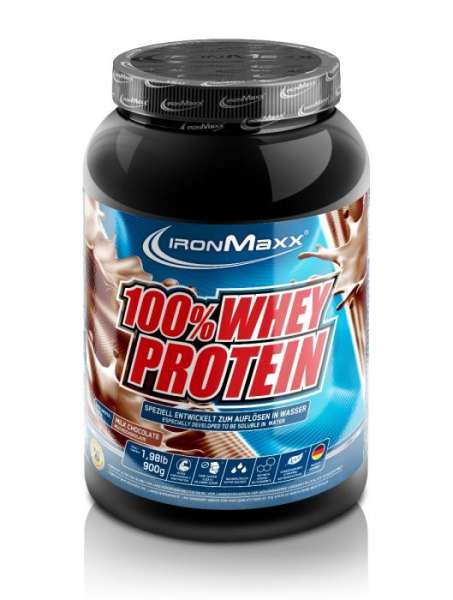 Ironmaxx 100% Whey Protein Dose, 900g MHD 28.02.2023