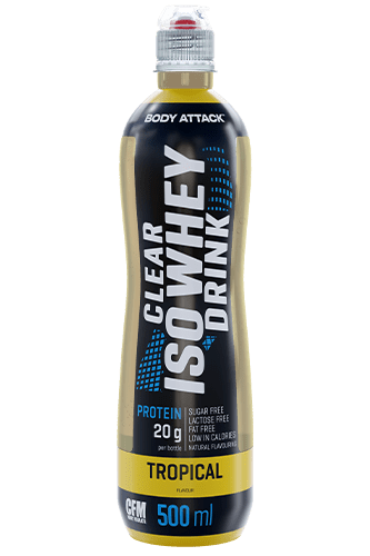 Body Attack CLEAR Iso Whey Drink, 500ml