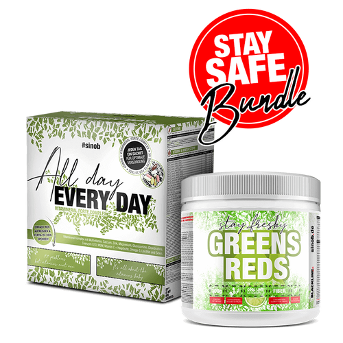Sinob Pharma Stay Safe Bundle - All Day Every Day +  Green and Reds
