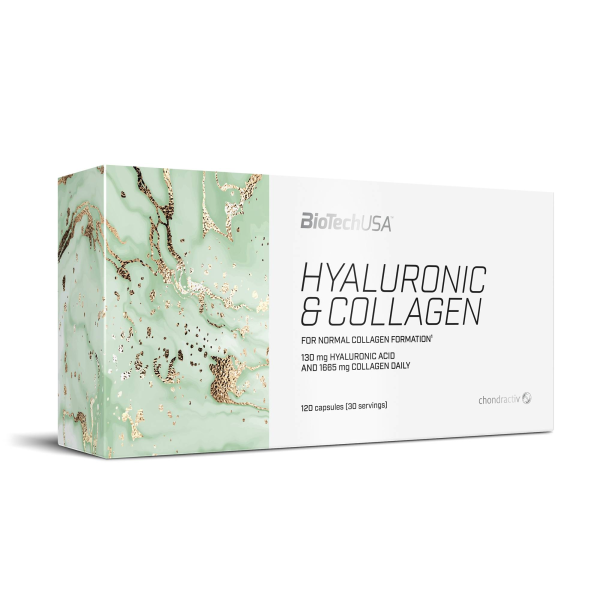 Biotech USA Hyaluronic & Collagen, 120 Kapseln
