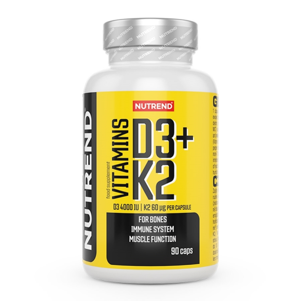 Nutrend Vitamin D3+K2 - 90 Kapseln