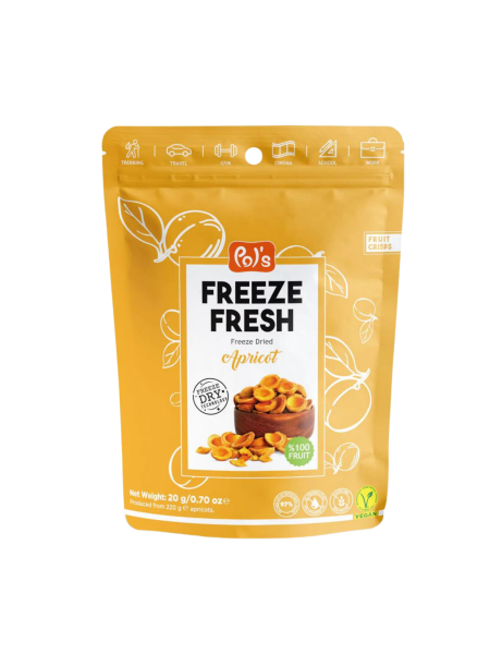 Pol's Freeze Fresh Gefriergetrocknete Aprikosen, 20g