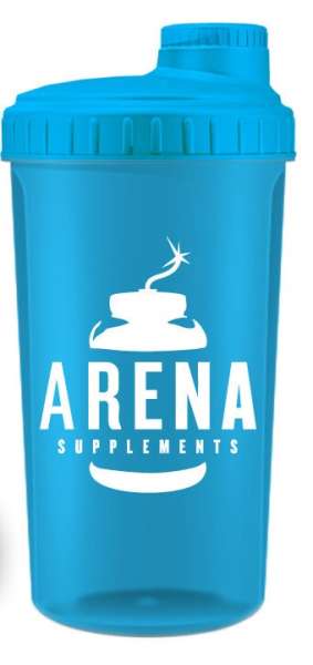 Arena Supplements Protein Shaker Blau, 700ml