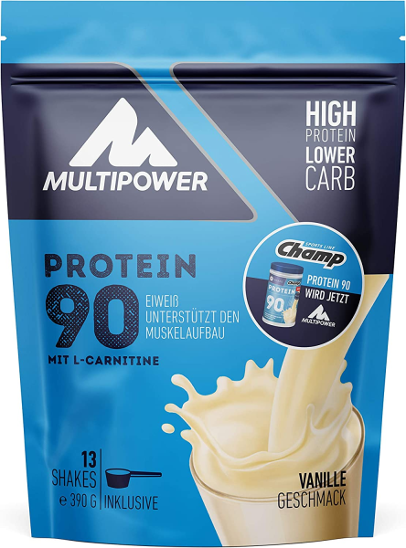 Multipower Protein 90, 390g MHD 30.04.2023