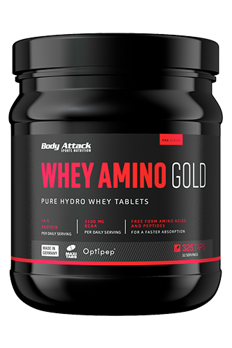 Body Attack Whey Amino Gold, 325 Tabletten