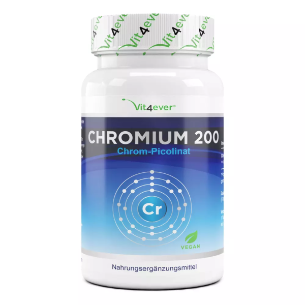 Vit4ever Chromium 200 mcg, 365 Tabletten