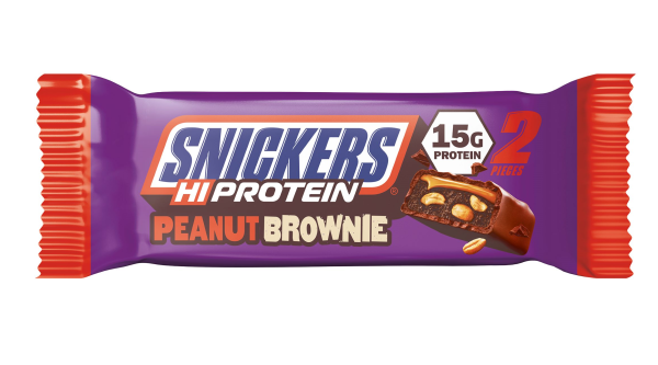 Snickers Hi-Protein Bar Peanut Brownie, 50g MHD 26.04.2023