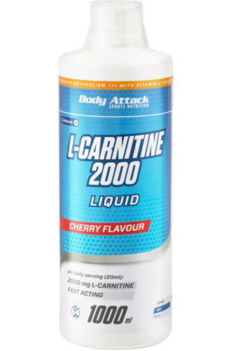 Body Attack L-Carnitine 2000 Liquid, 1000ml