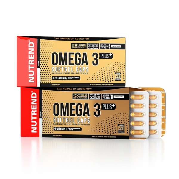 Nutrend Omega 3 Plus Softgel, 120 Kapseln