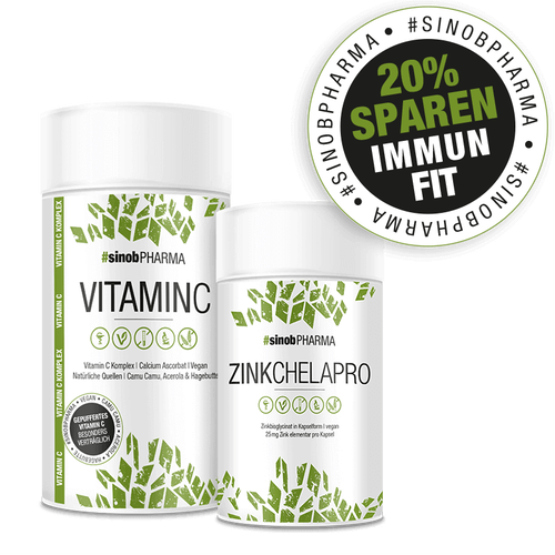 Sinob Pharma Immun-Fit-Bundle (Vitamin C + Chelapro Zink)