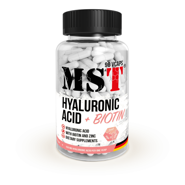 MST Nutrition Hyaluronic Acid 150mg + Biotin Hyaluronsäure, 90 Vcaps