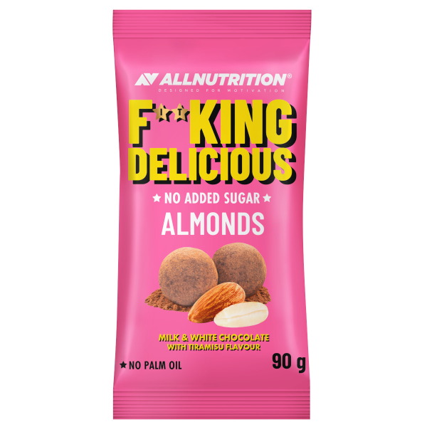 All Nutrition Fitking Delicious Almonds Milk & White Choco with Tiramisu, 90g