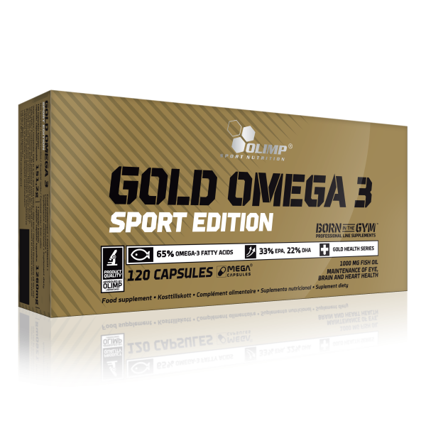 Olimp Gold Omega 3 Sports Edition, 120 Kapseln