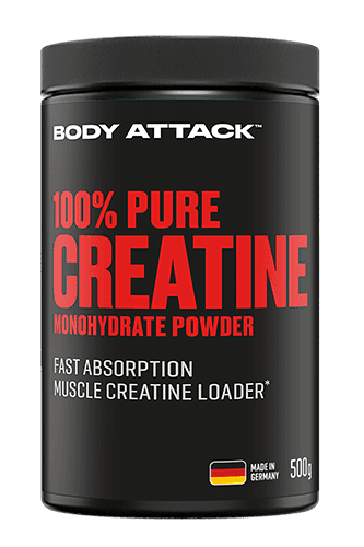 Body Attack 100% Pure Creatine Pulver, 500g