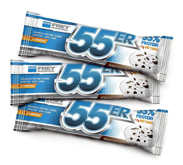 Frey Nutrition 55er Riegel Protein Bar, 50g MHD 30.06.2024