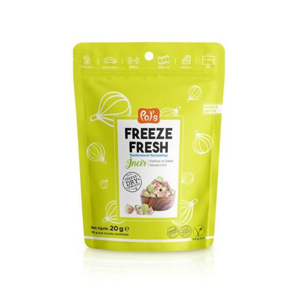 Pol's Freeze Fresh Gefriergetrocknete Feige, 20g